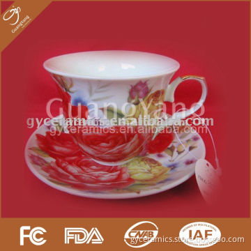 Set/1 220cc gift ceramic cup and saucer